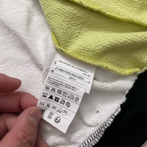 NWT - United Colors of Benetton Kids’ Cotton Hoodie - Size 6-7 Years Old - Picture 5 of 5